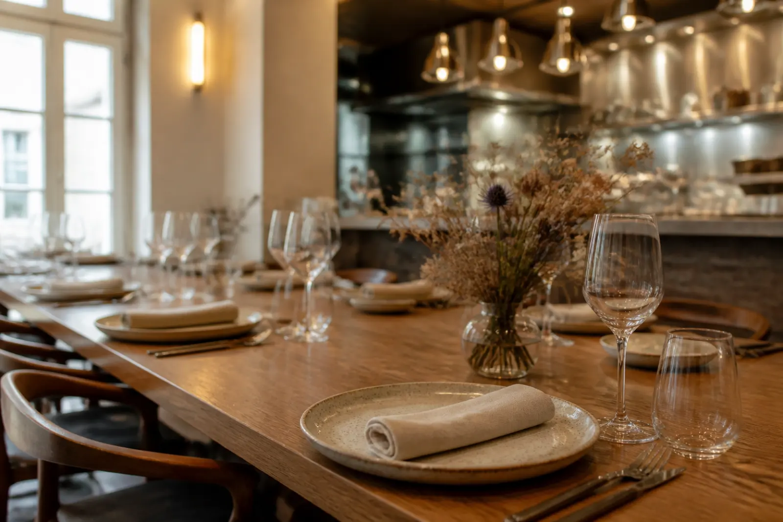 Terített asztal